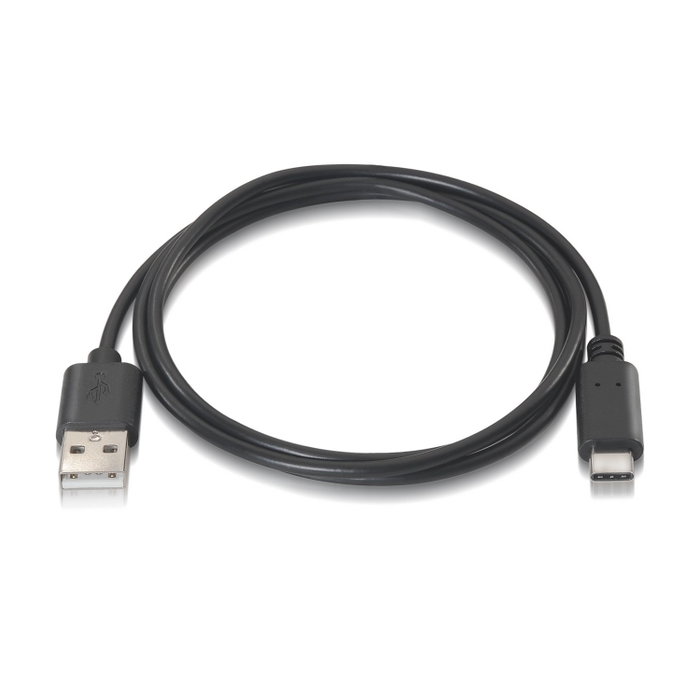 Aisens Cable USB 2.0 USB-C a USB-A, 2m, Negro, 3A